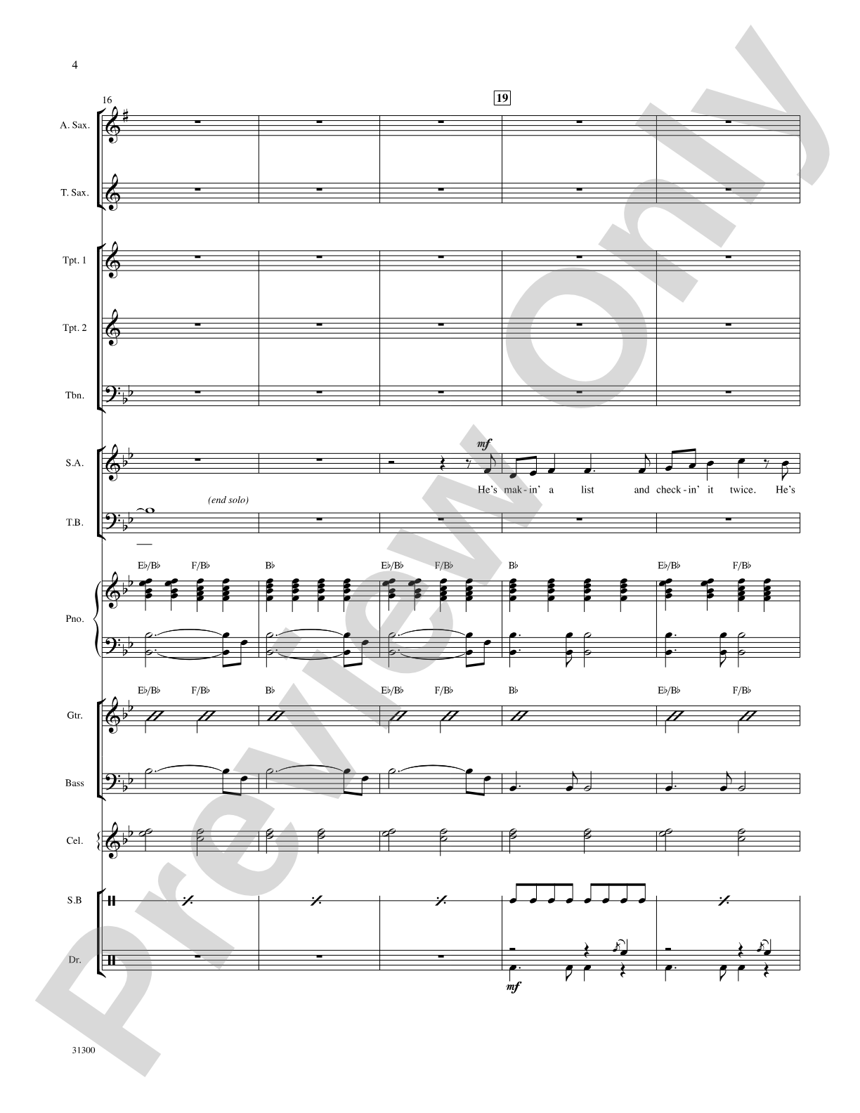 Santa Claus Is Comin' to Town: Choral SoundPax