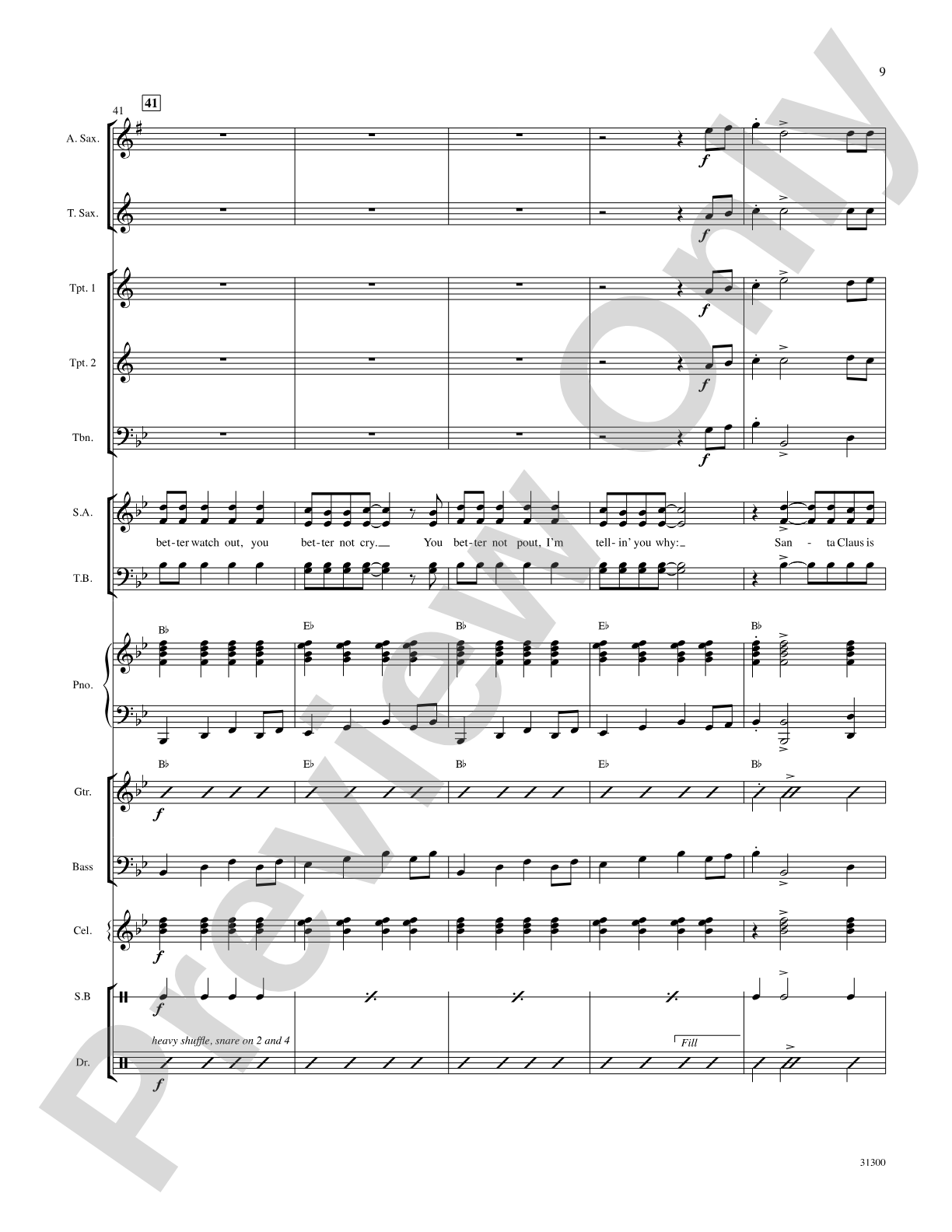 Santa Claus Is Comin' to Town: Choral SoundPax