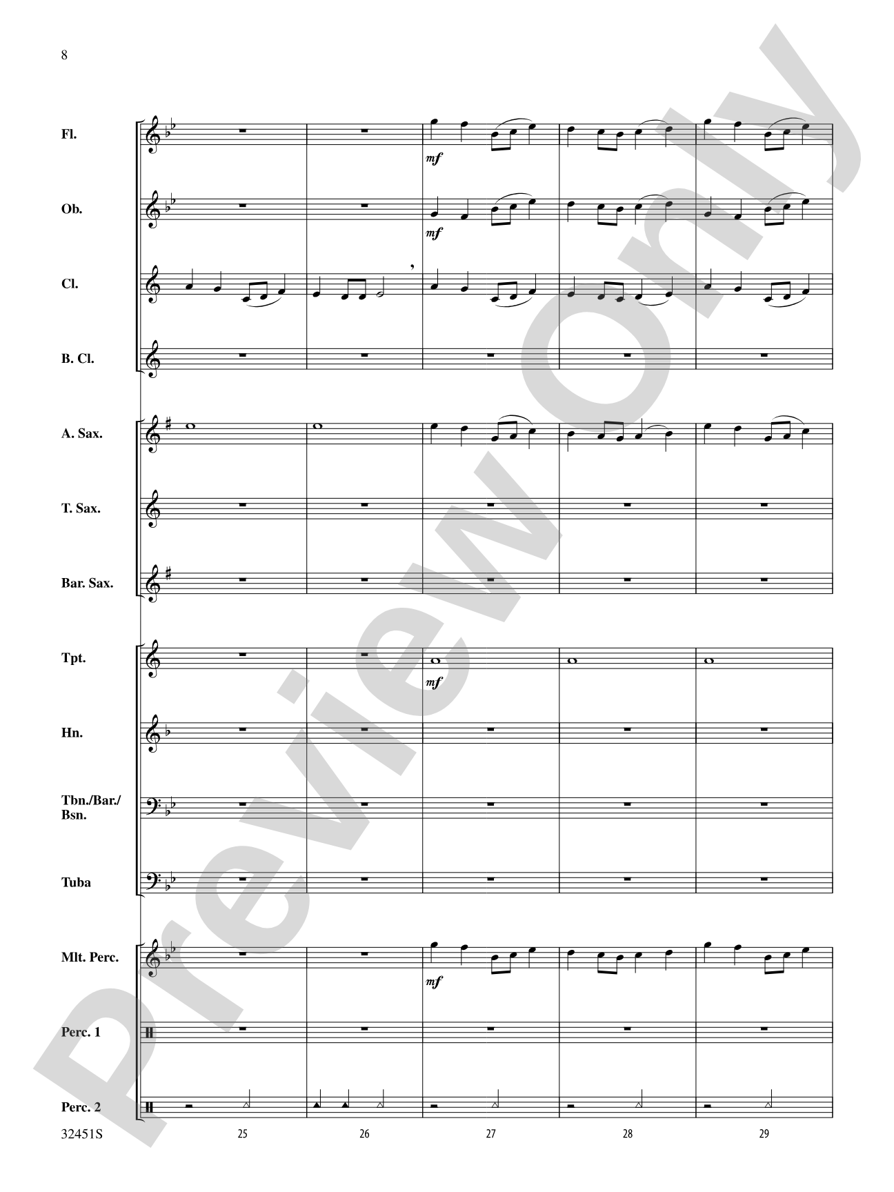 Dragon Dance: Concert Band Conductor Score & Parts