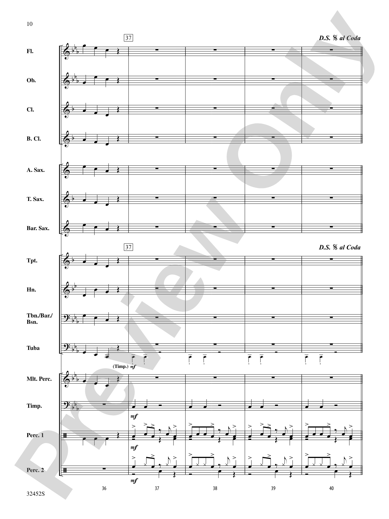Danza Africana: Concert Band Conductor Score & Parts