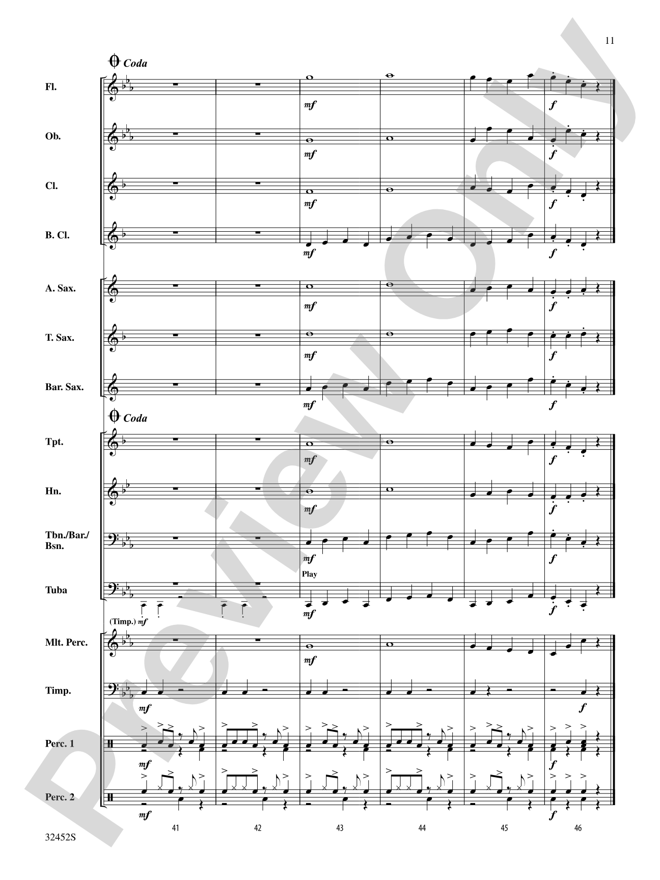 Danza Africana: Concert Band Conductor Score & Parts