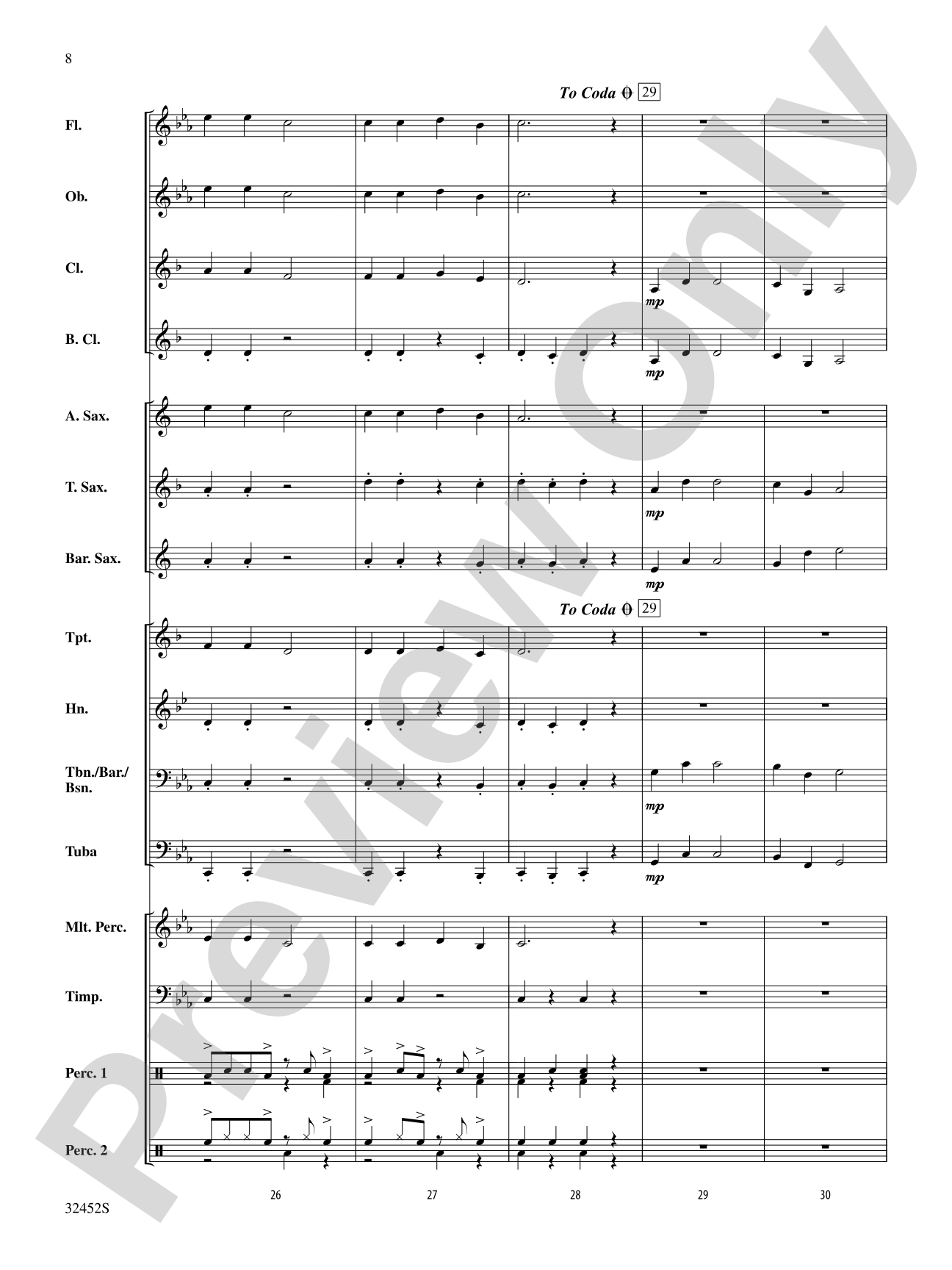 Danza Africana: Concert Band Conductor Score & Parts