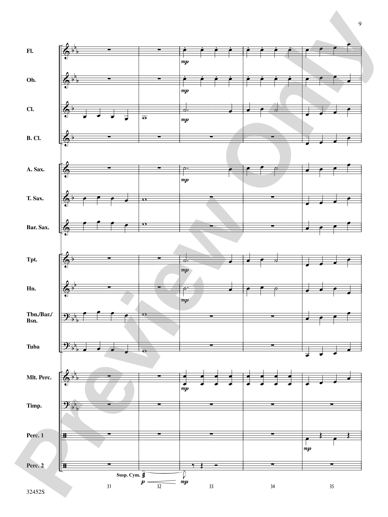 Danza Africana: Concert Band Conductor Score & Parts