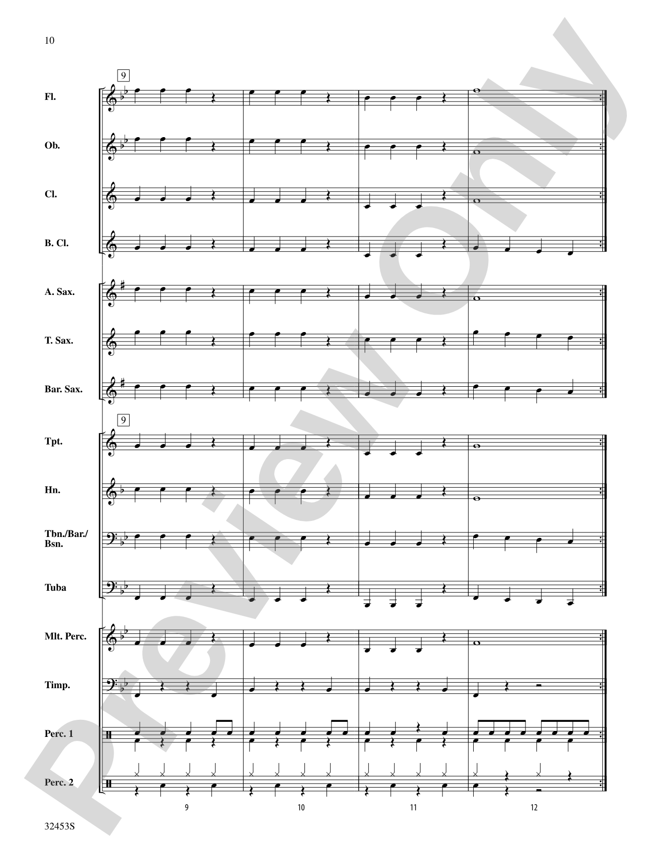 Belwin Very Beginning Band Kit #6: Concert Band Conductor Score & Parts