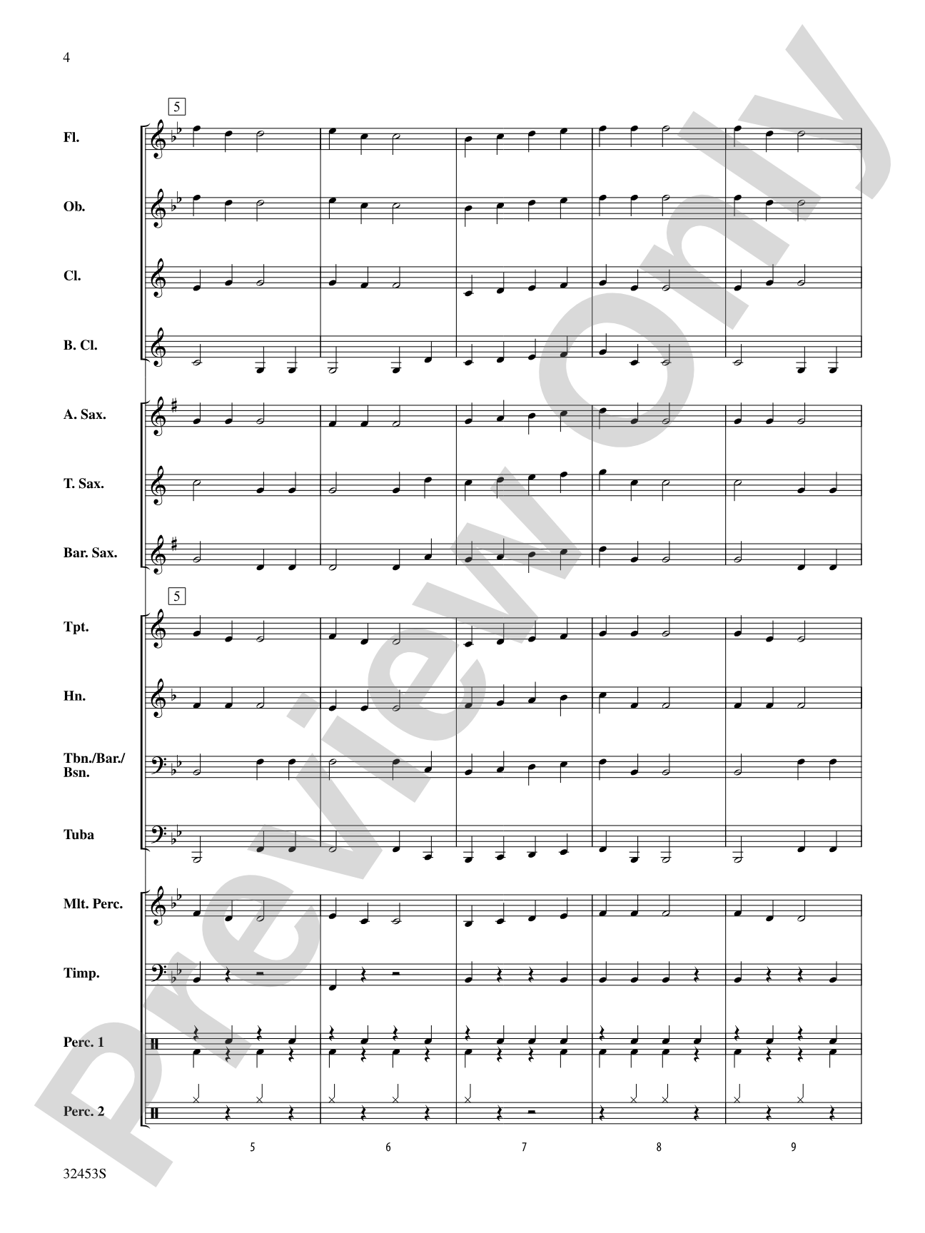 Belwin Very Beginning Band Kit #6: Concert Band Conductor Score & Parts