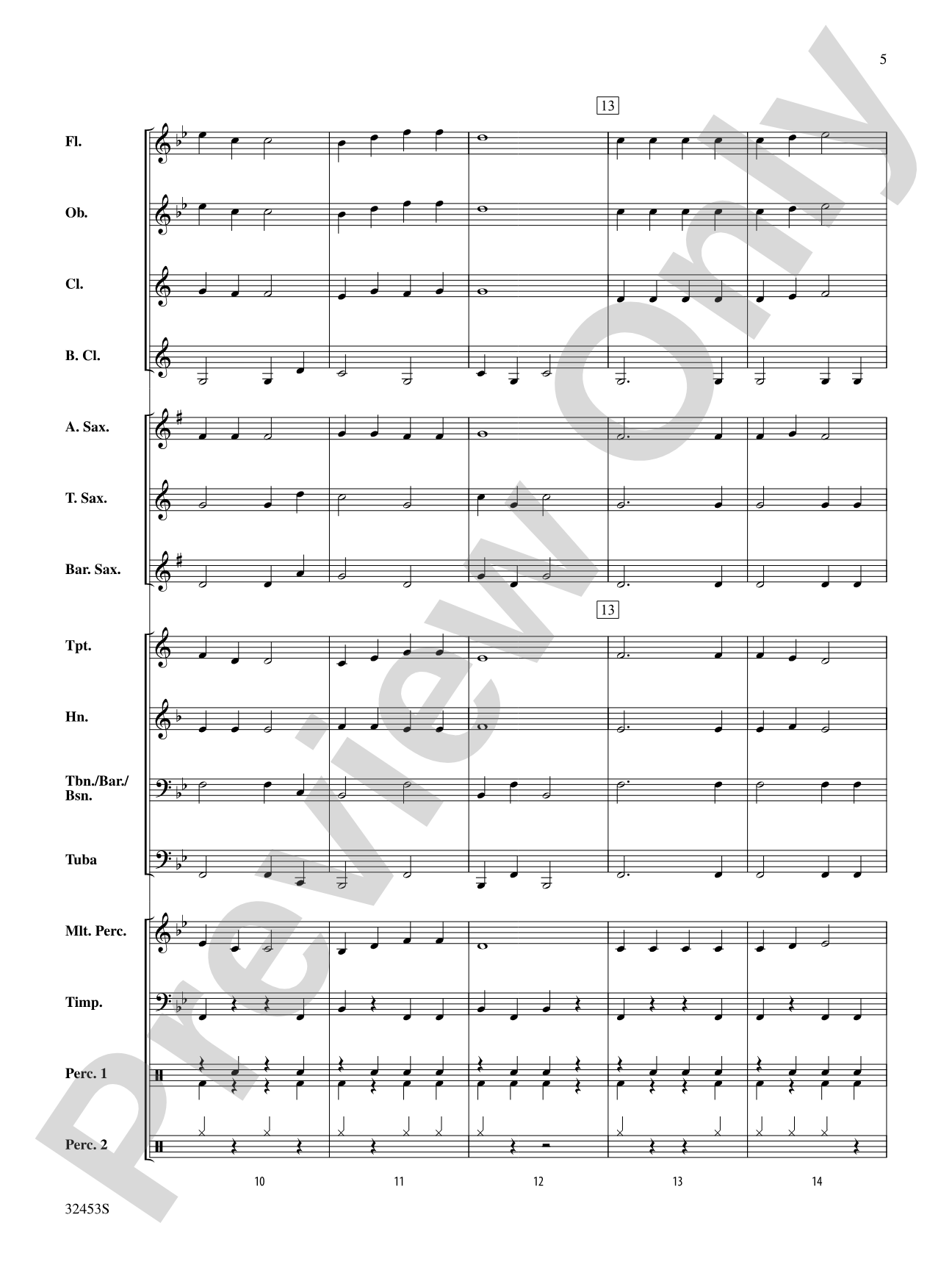 Belwin Very Beginning Band Kit #6: Concert Band Conductor Score & Parts