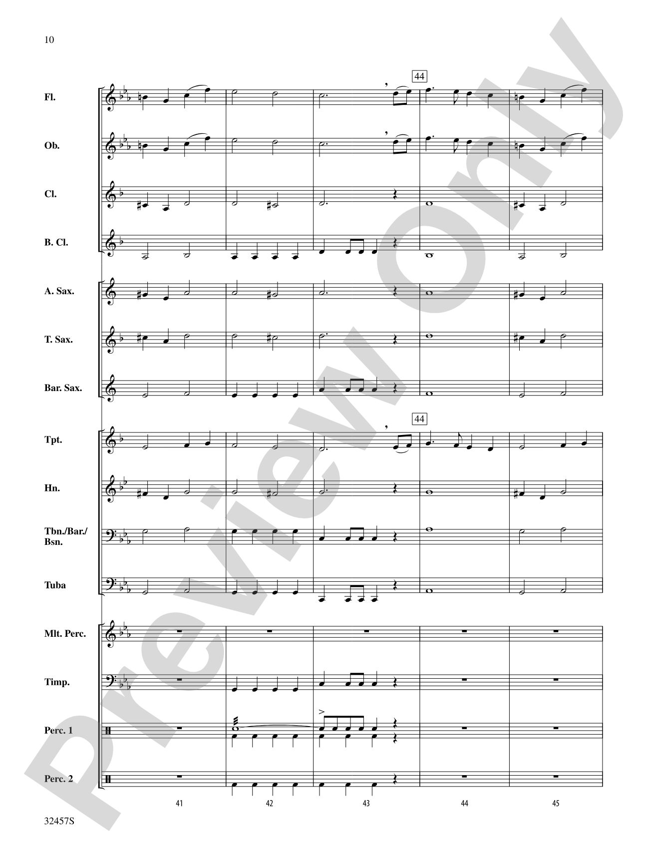 Fum, Fum, Fum: Concert Band Conductor Score & Parts