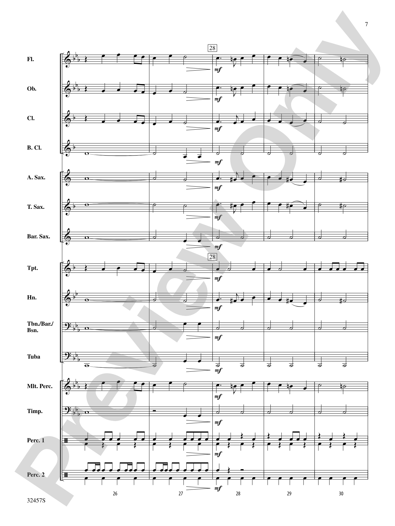 Fum, Fum, Fum: Concert Band Conductor Score & Parts