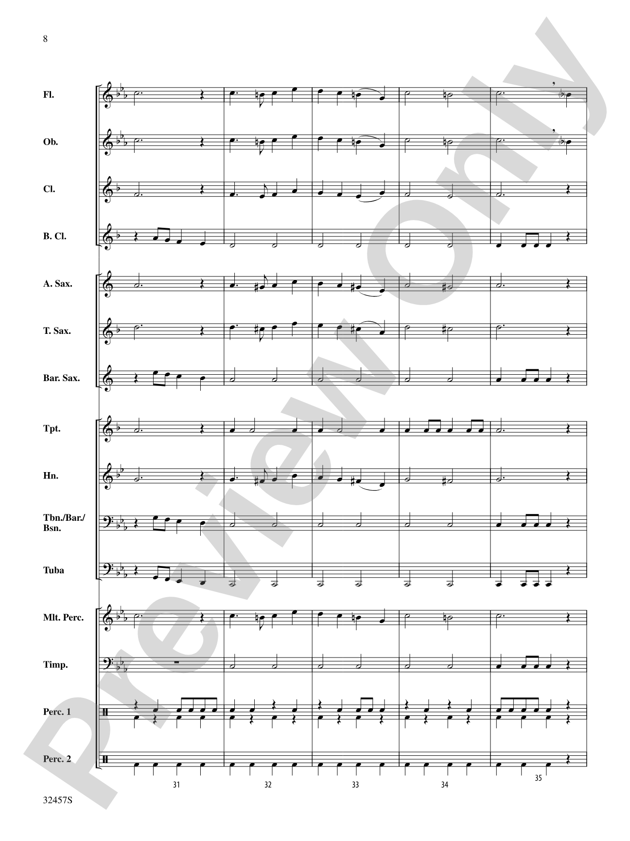 Fum, Fum, Fum: Concert Band Conductor Score & Parts