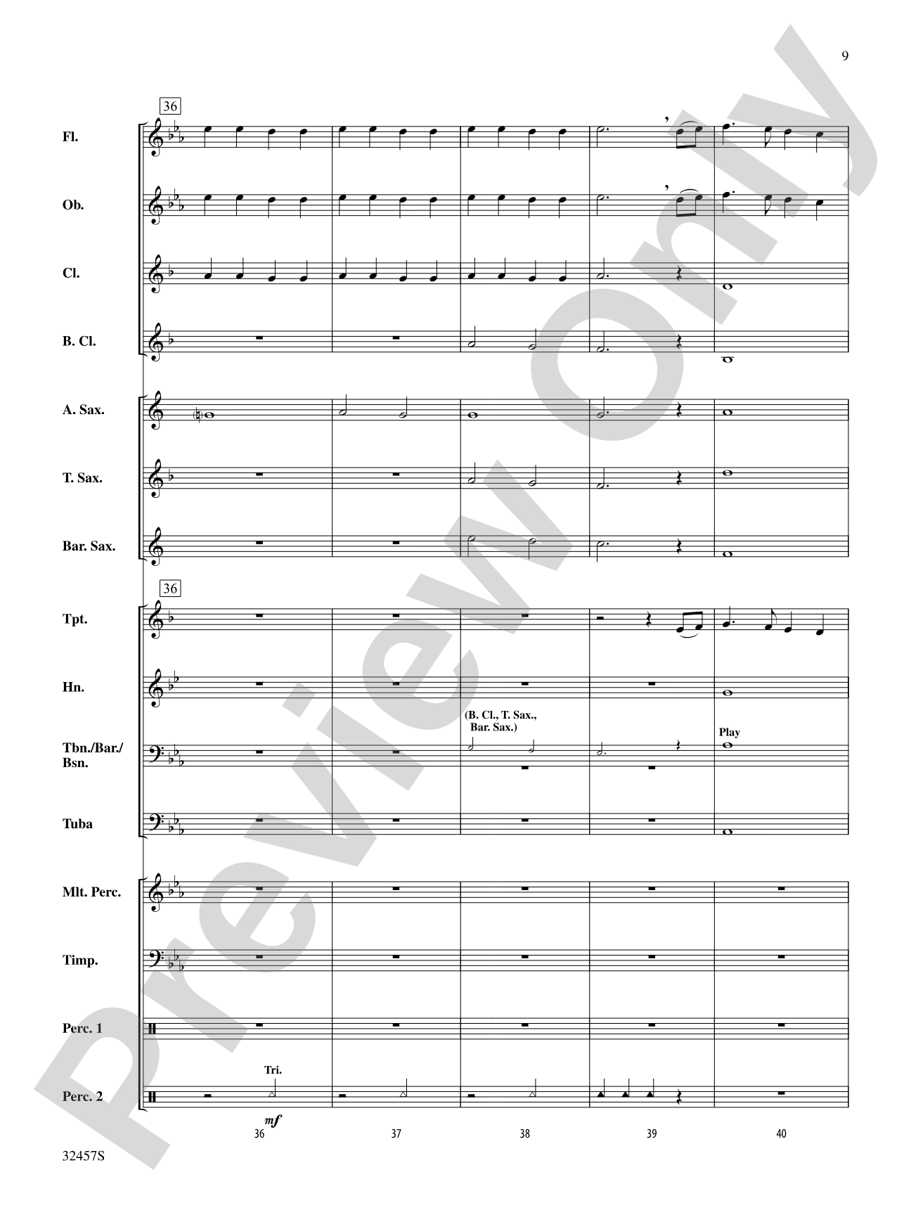 Fum, Fum, Fum: Concert Band Conductor Score & Parts