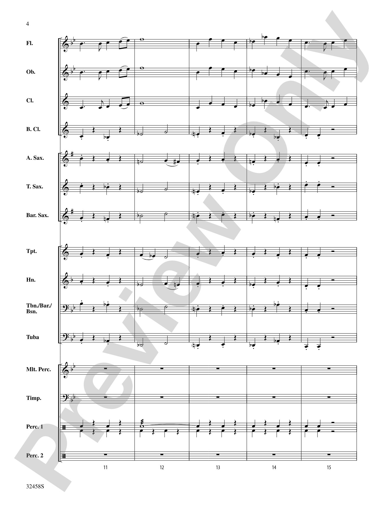 Ovation: Concert Band Conductor Score & Parts