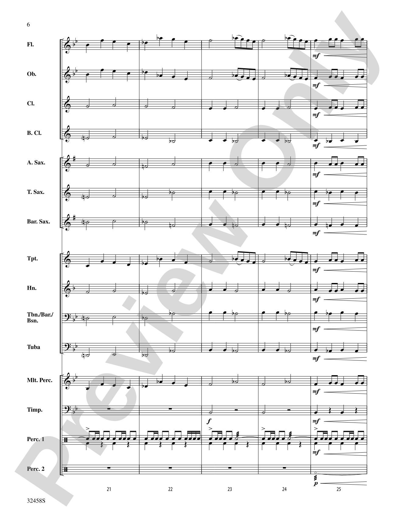 Ovation: Concert Band Conductor Score & Parts
