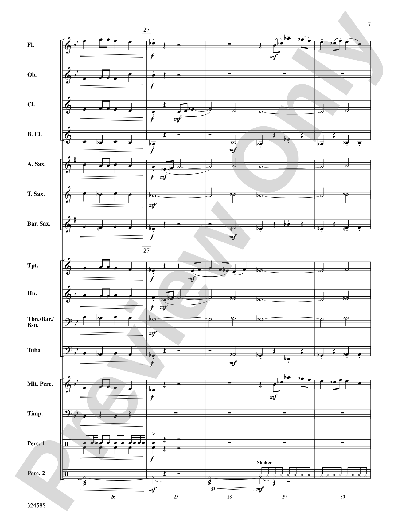 Ovation: Concert Band Conductor Score & Parts