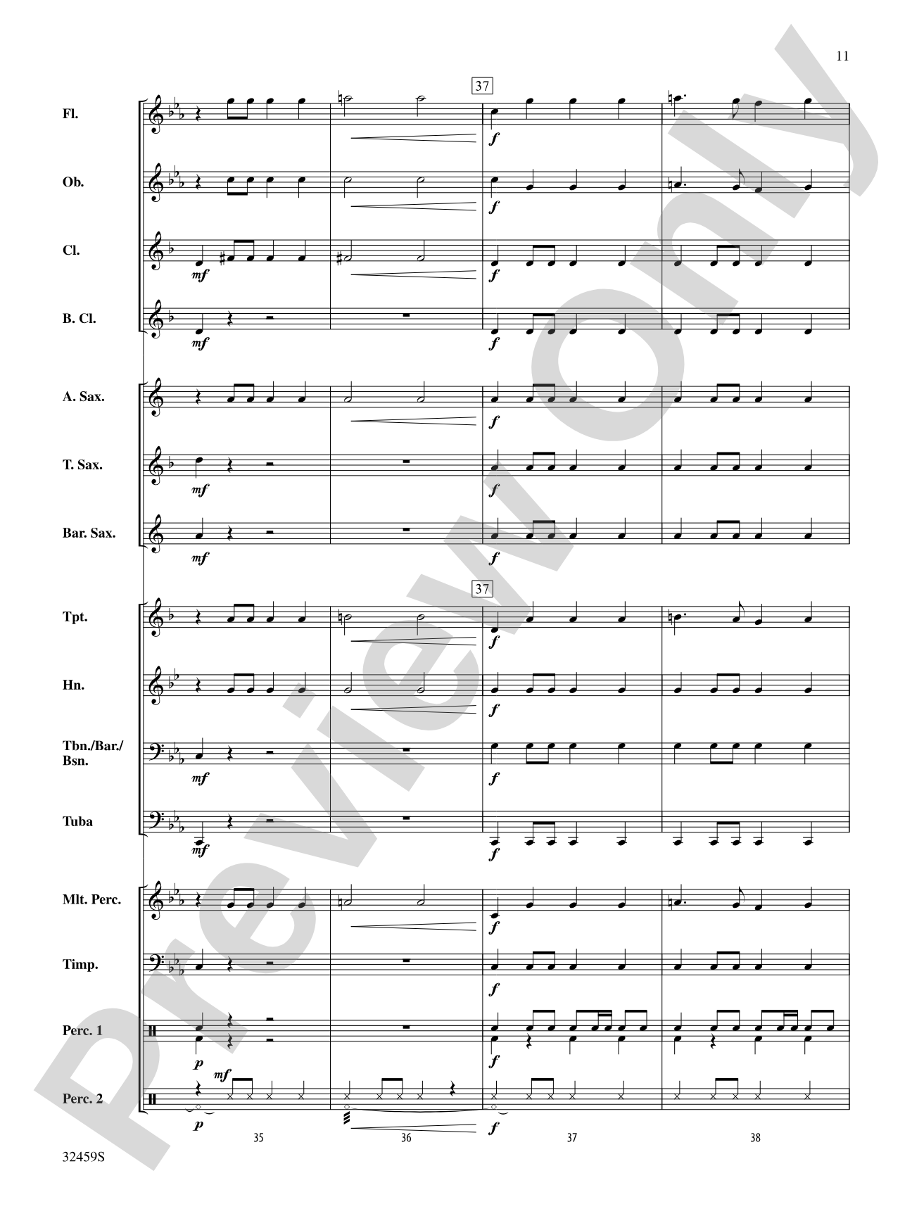 Royal March of the Lion: Score