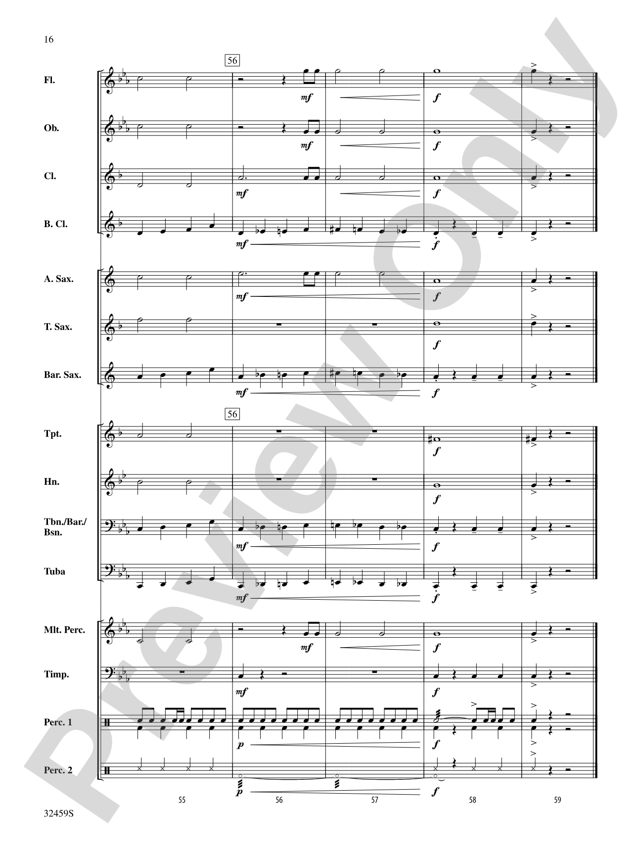 Royal March of the Lion: Score