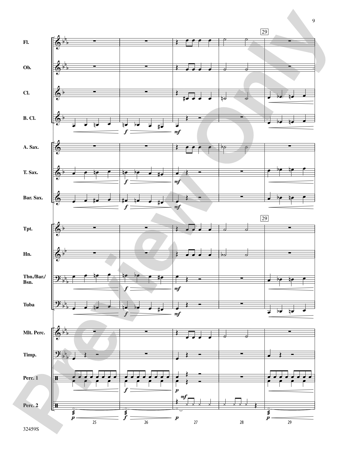 Royal March of the Lion: Score
