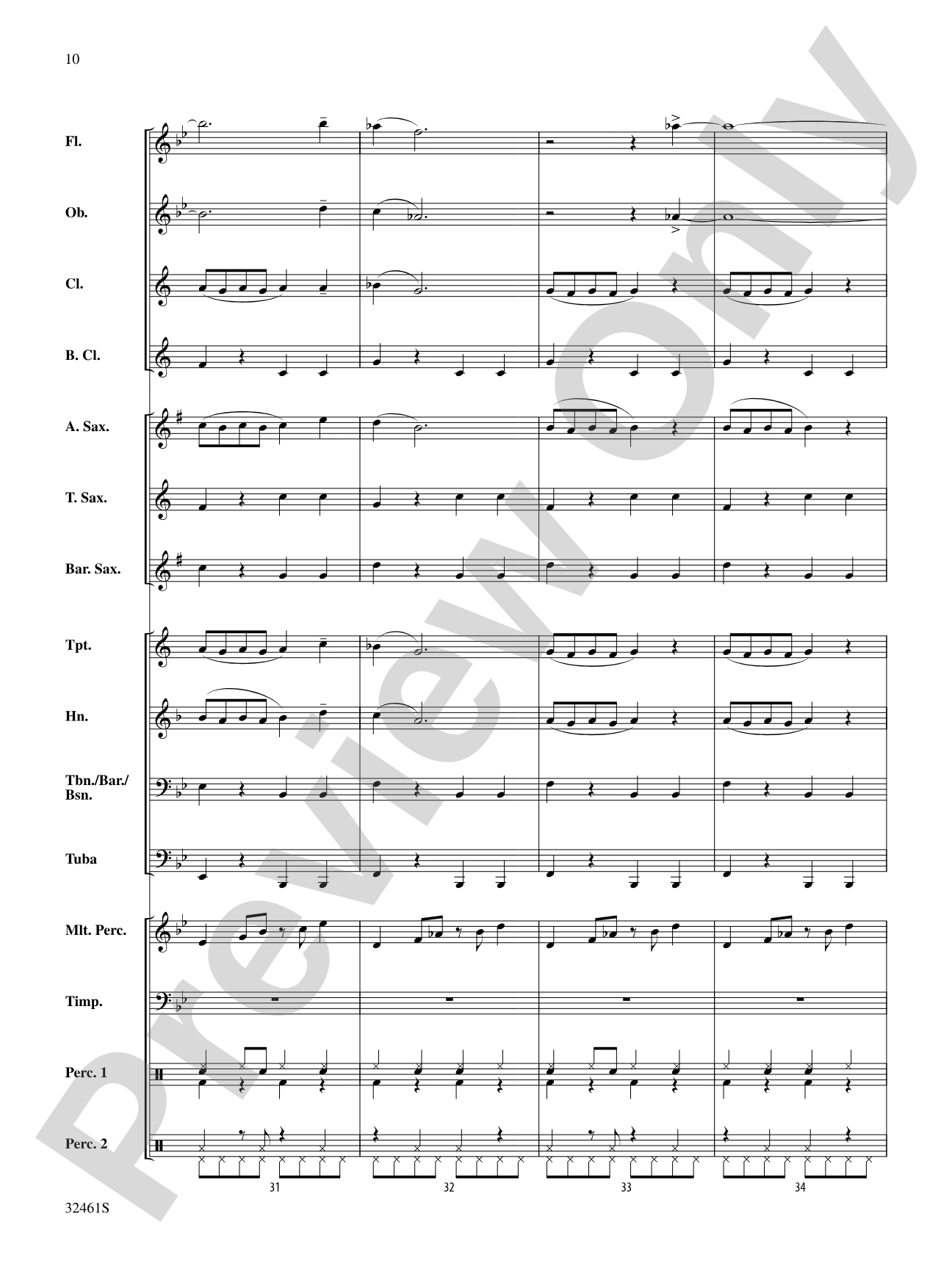Banda Heroe: Concert Band Conductor Score & Parts