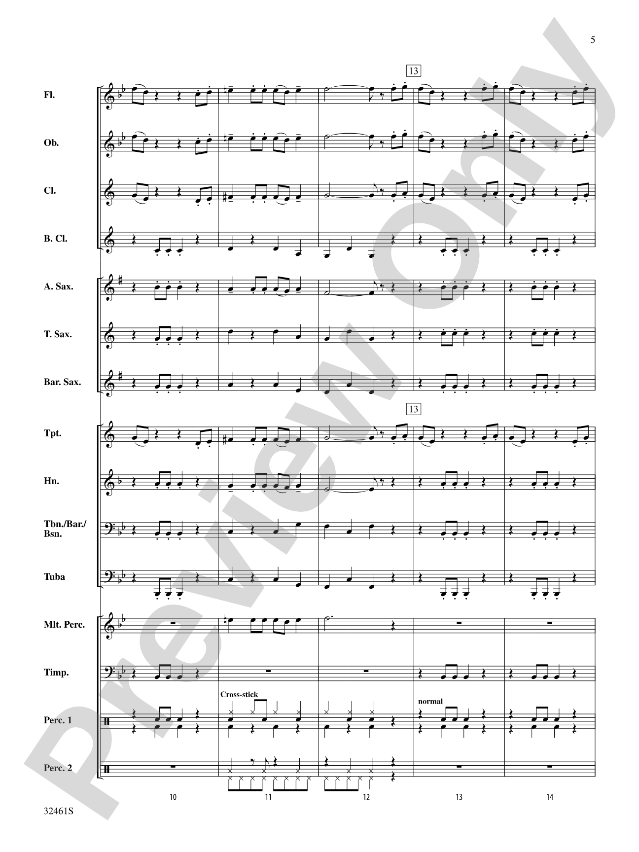 Banda Heroe: Concert Band Conductor Score & Parts
