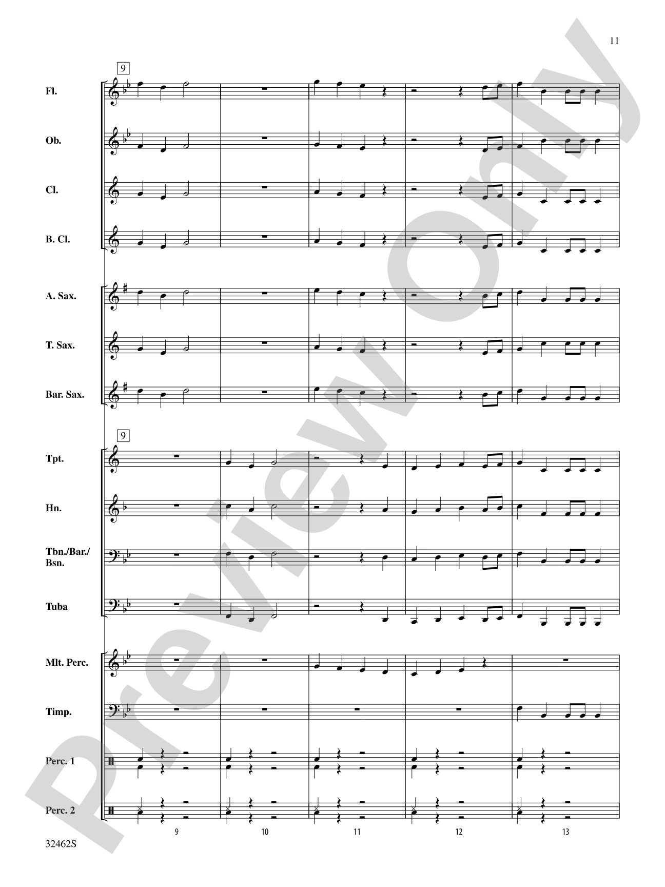 Belwin Beginning Band Kit #6: Concert Band Conductor Score & Parts