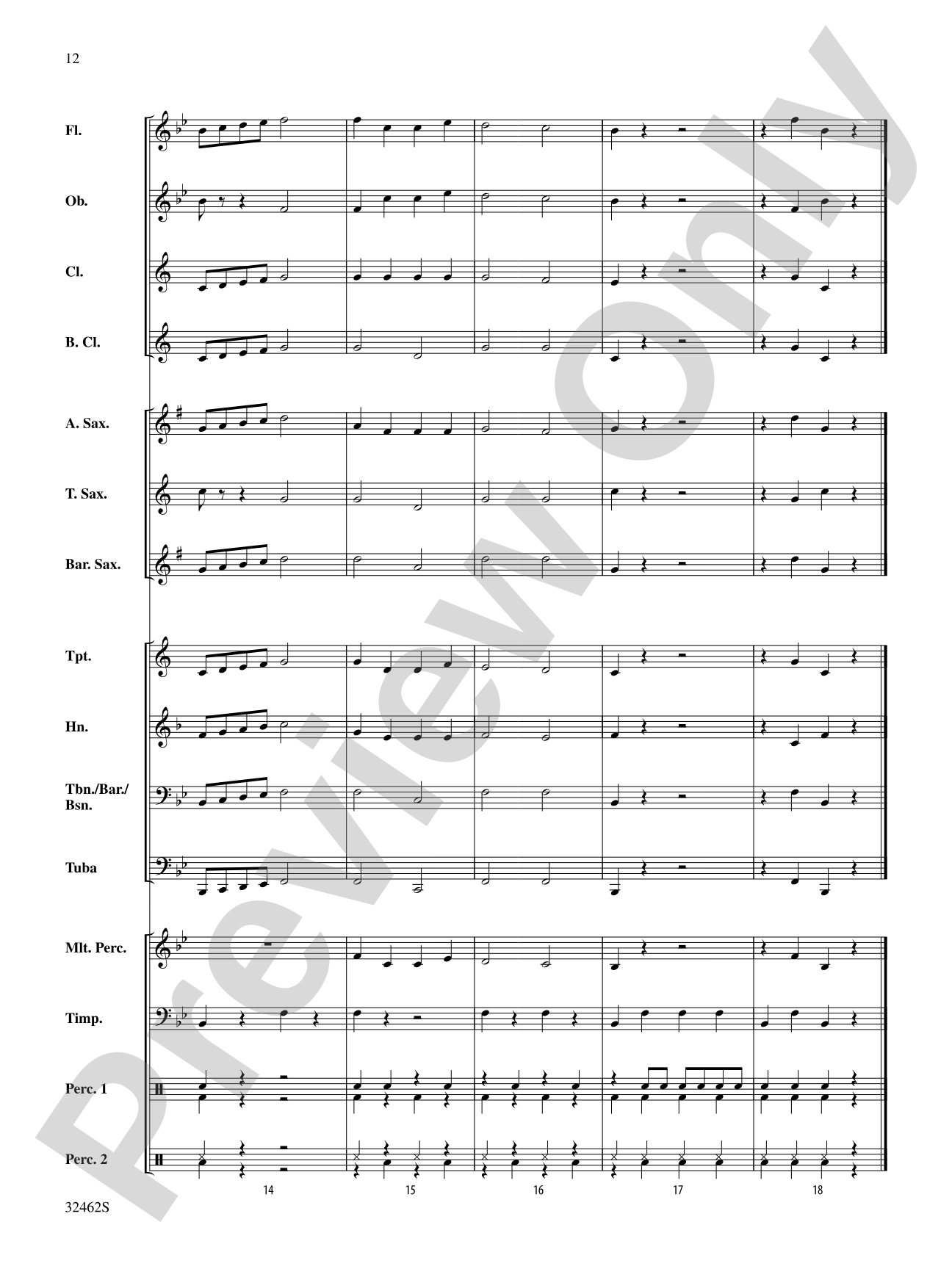 Belwin Beginning Band Kit #6: Concert Band Conductor Score & Parts