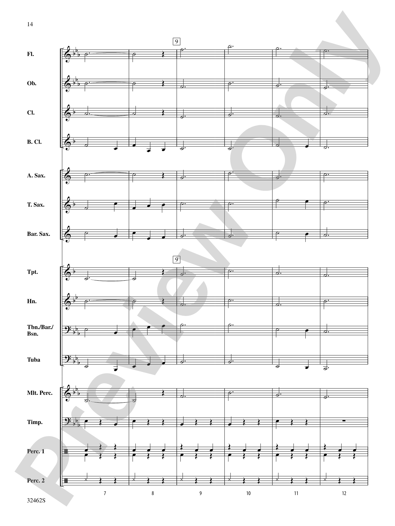 Belwin Beginning Band Kit #6: Concert Band Conductor Score & Parts