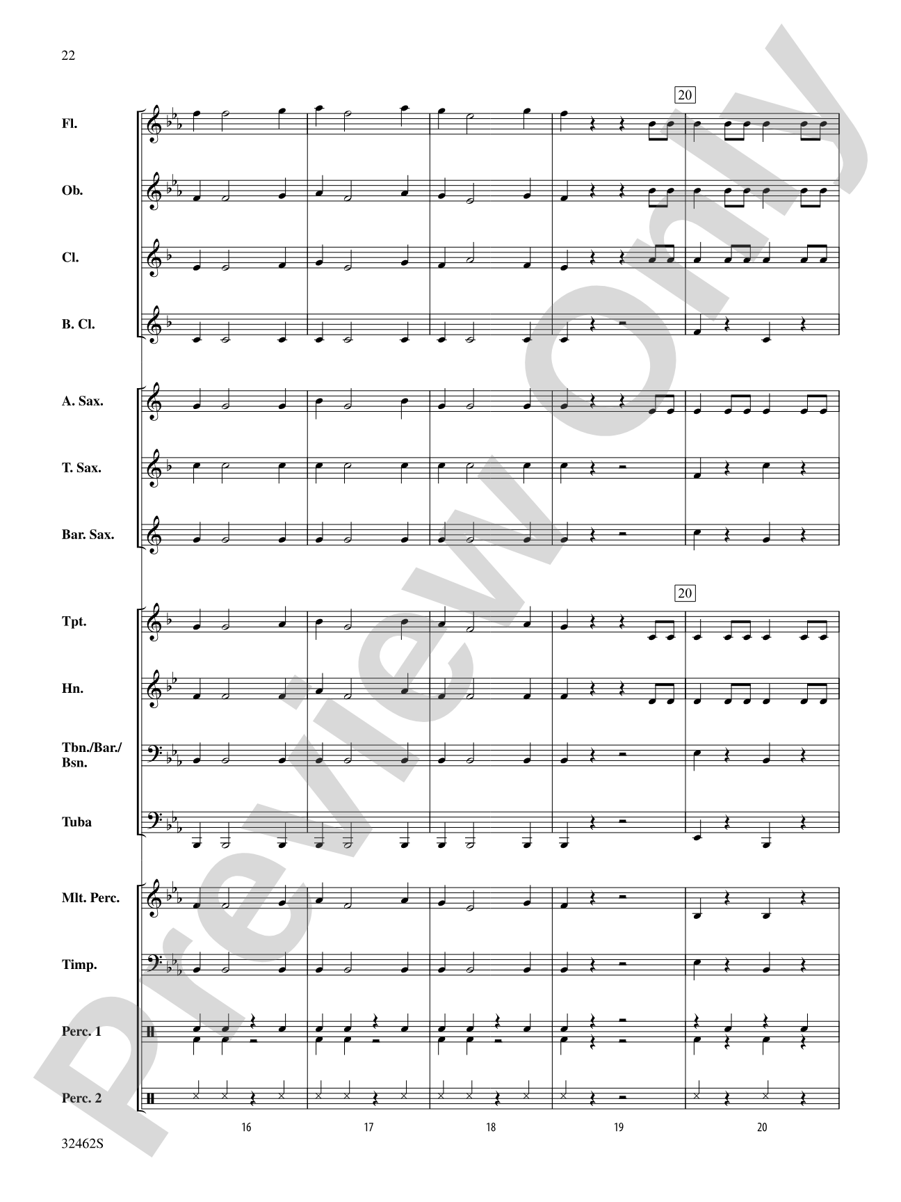 Belwin Beginning Band Kit #6: Concert Band Conductor Score & Parts