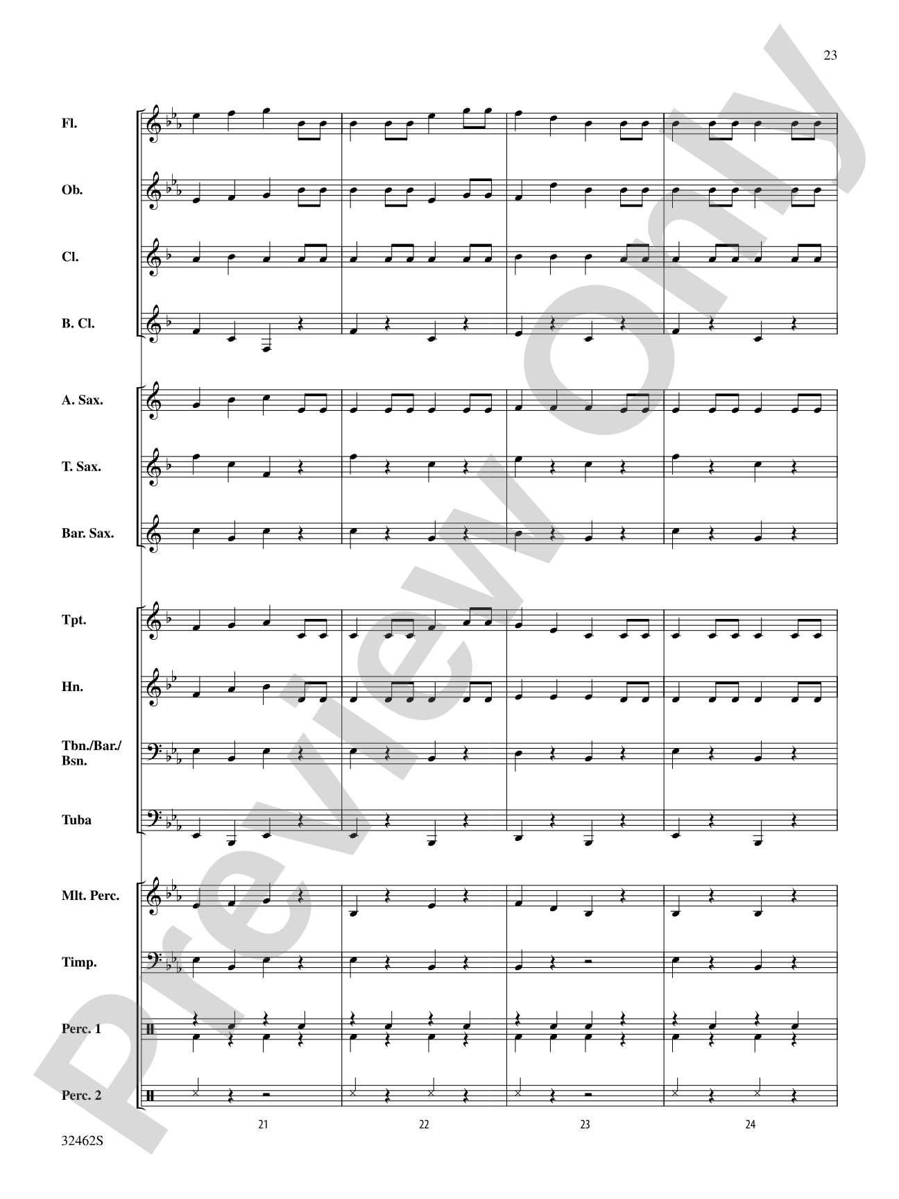 Belwin Beginning Band Kit #6: Concert Band Conductor Score & Parts