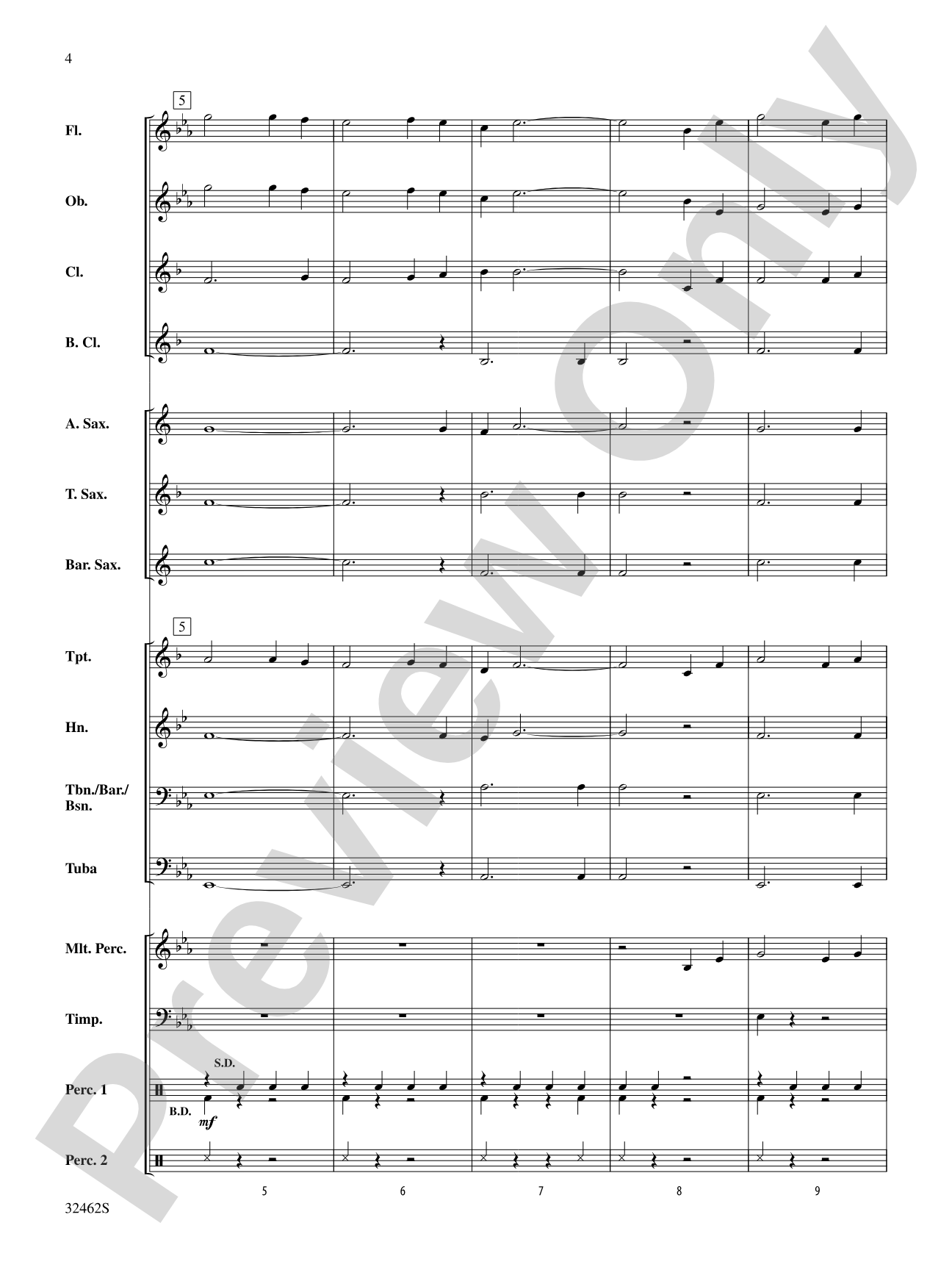 Belwin Beginning Band Kit #6: Concert Band Conductor Score & Parts