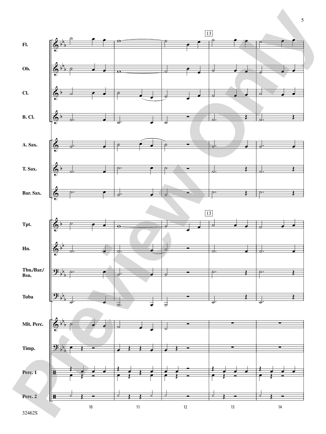 Belwin Beginning Band Kit #6: Concert Band Conductor Score & Parts