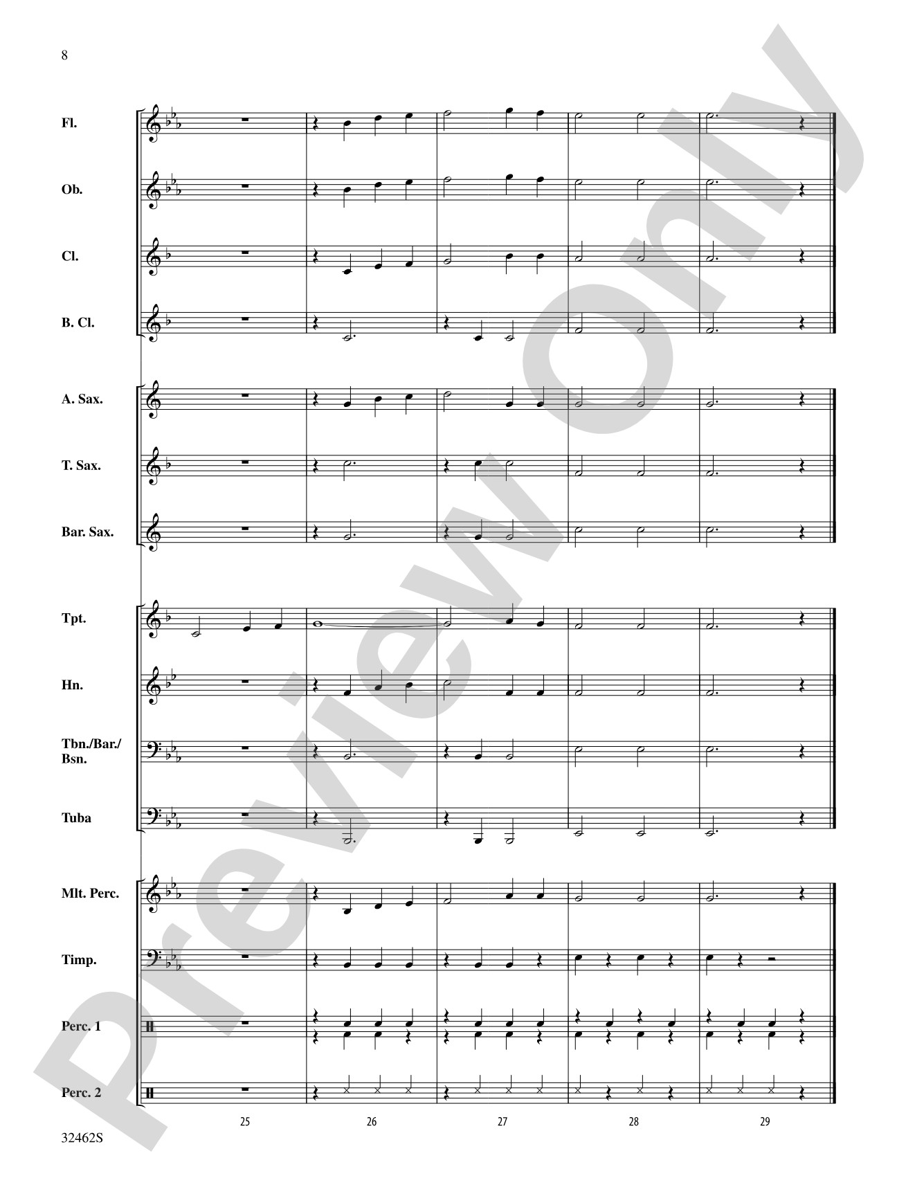 Belwin Beginning Band Kit #6: Concert Band Conductor Score & Parts
