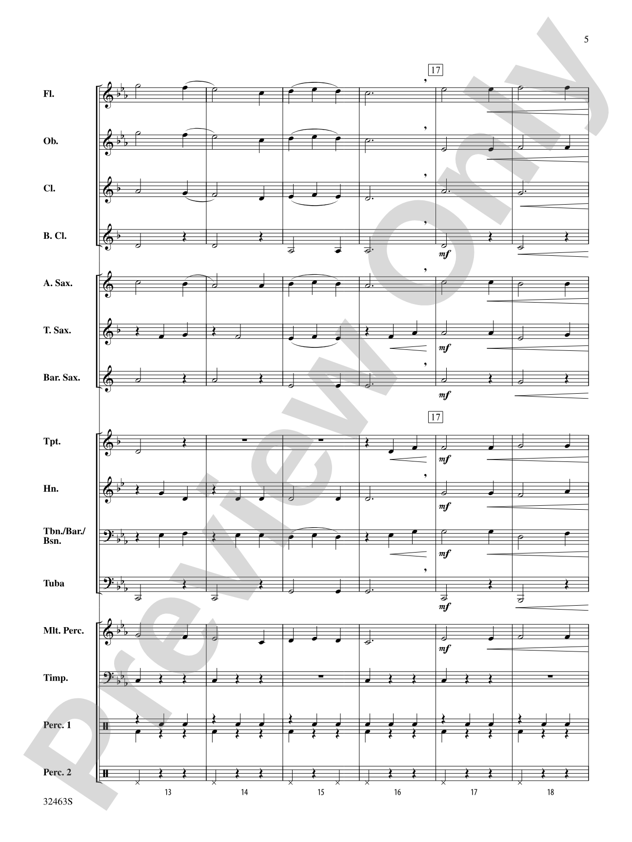 Star with Royal Beauty Bright: Concert Band Conductor Score & Parts
