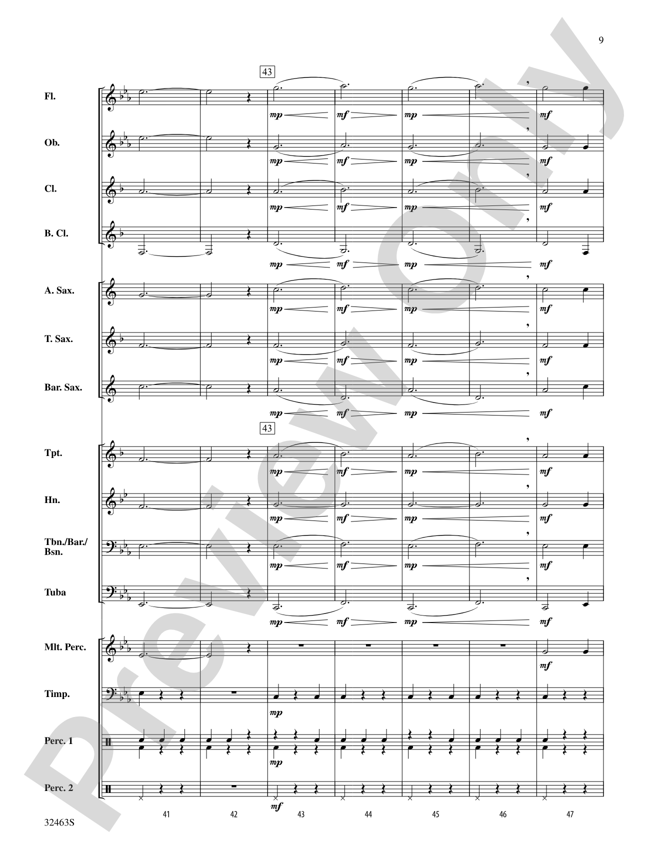 Star with Royal Beauty Bright: Concert Band Conductor Score & Parts