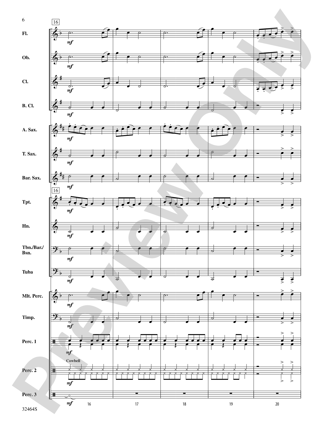 Día de los Muertos: Concert Band Conductor Score & Parts