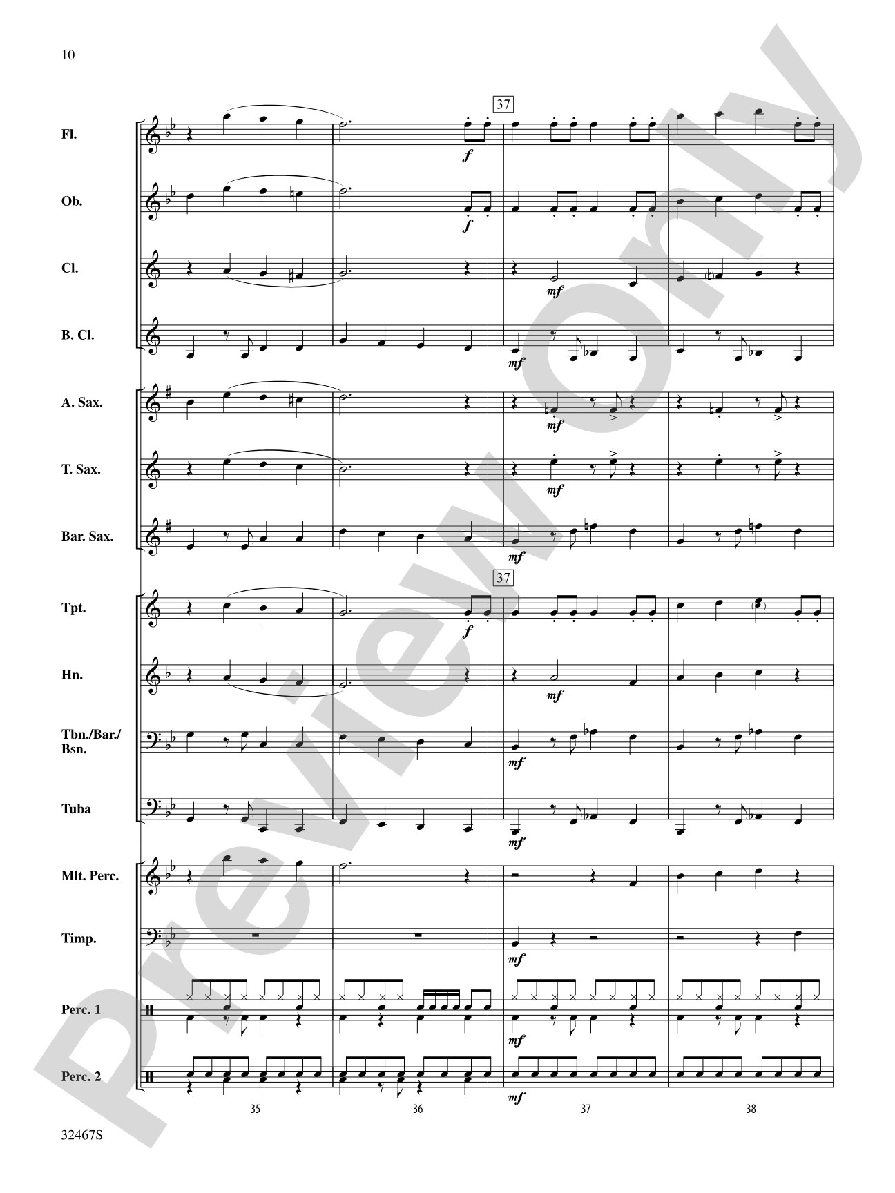 William Told Too Much: Concert Band Conductor Score & Parts