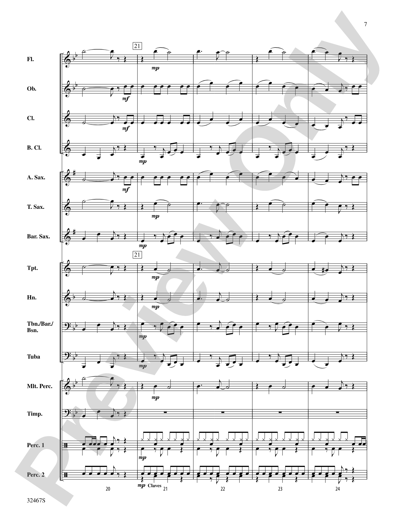 William Told Too Much: Concert Band Conductor Score & Parts