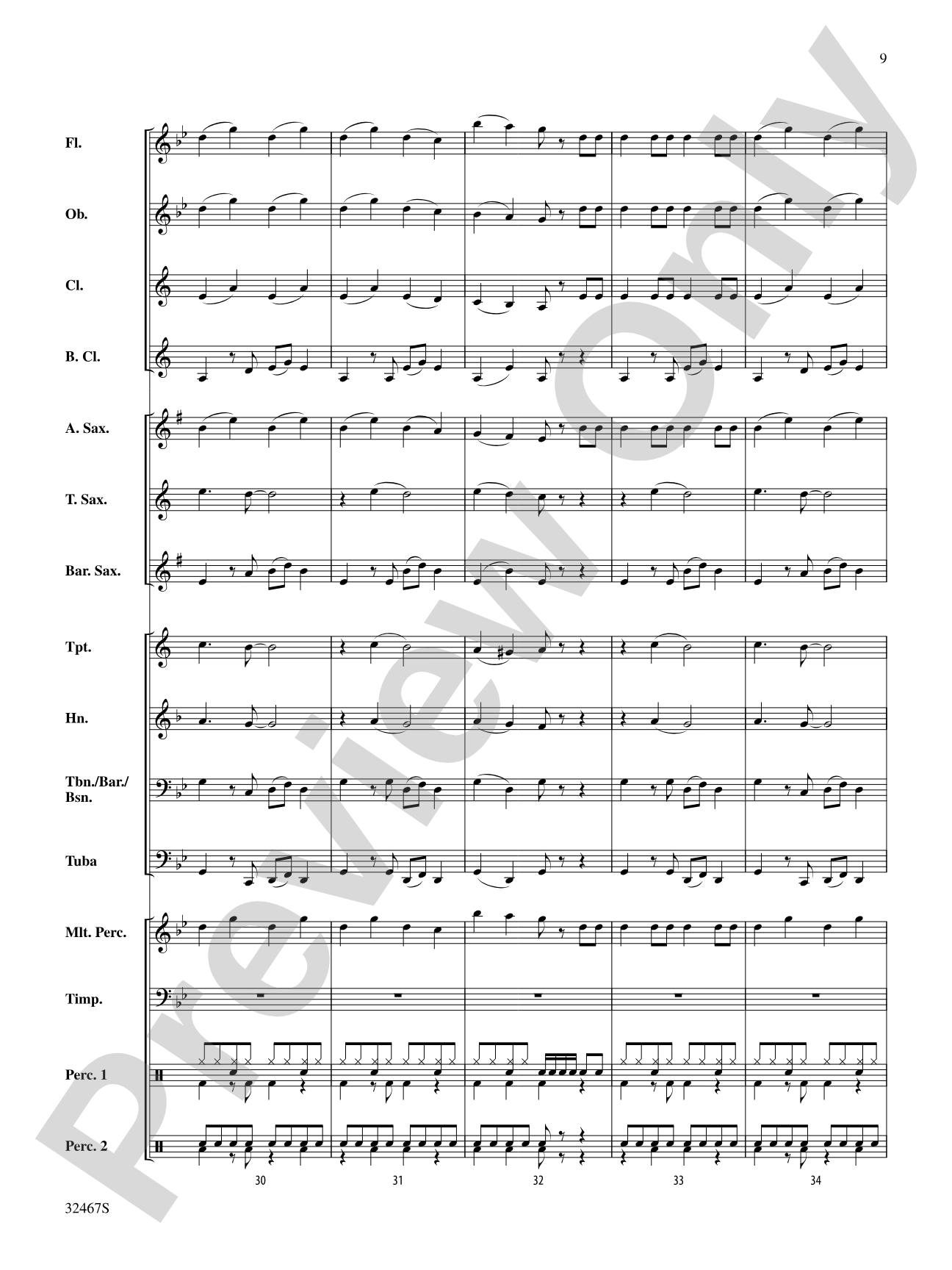 William Told Too Much: Concert Band Conductor Score & Parts