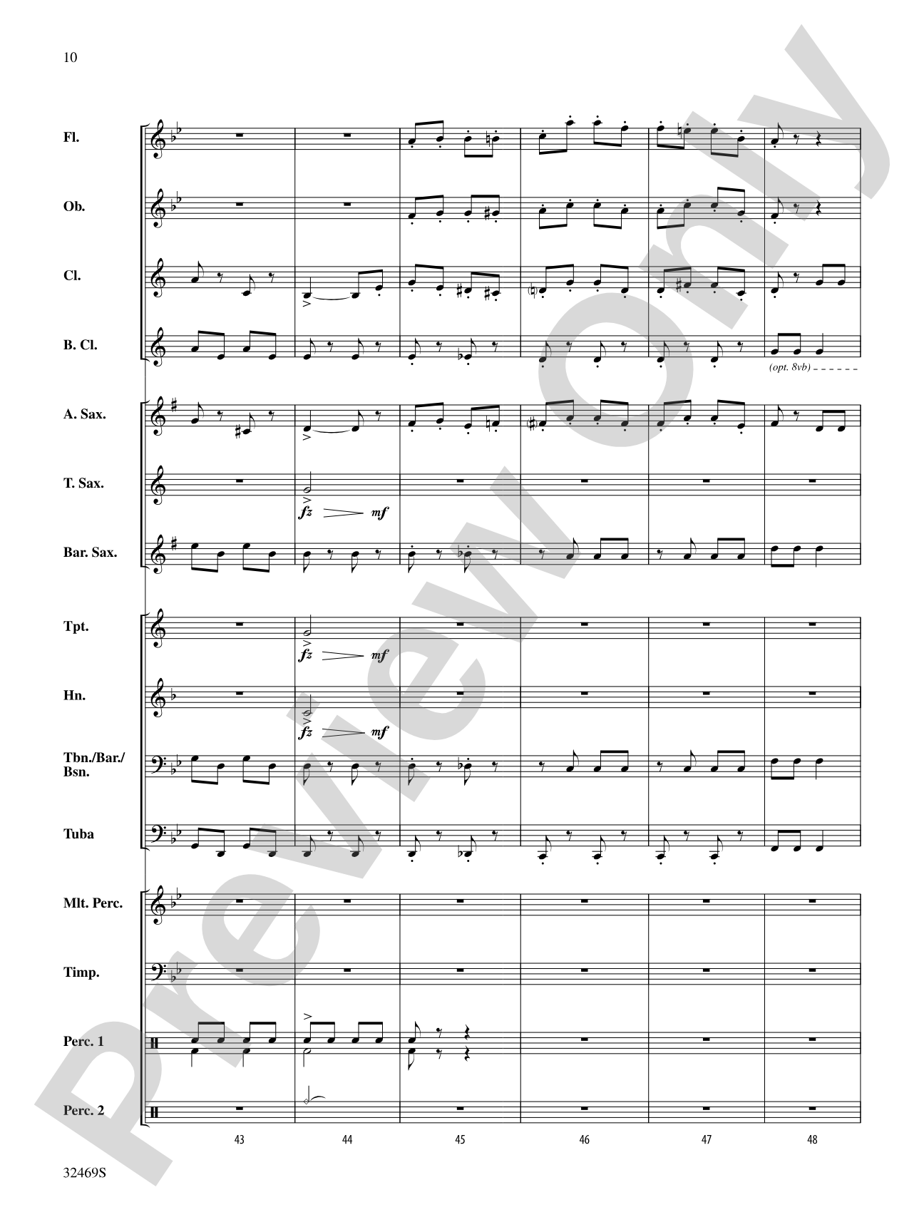 March of Bacchus: Concert Band Conductor Score & Parts