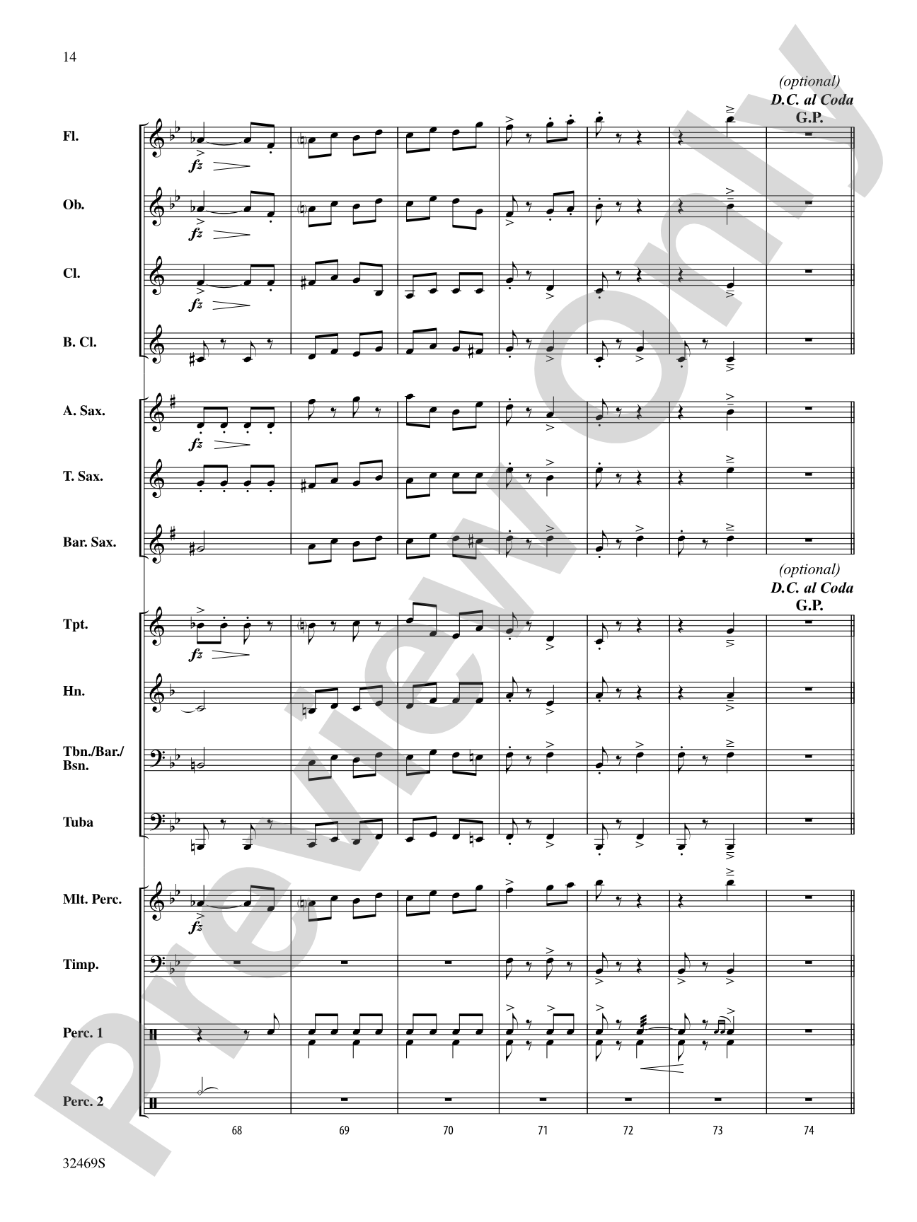 March of Bacchus: Concert Band Conductor Score & Parts