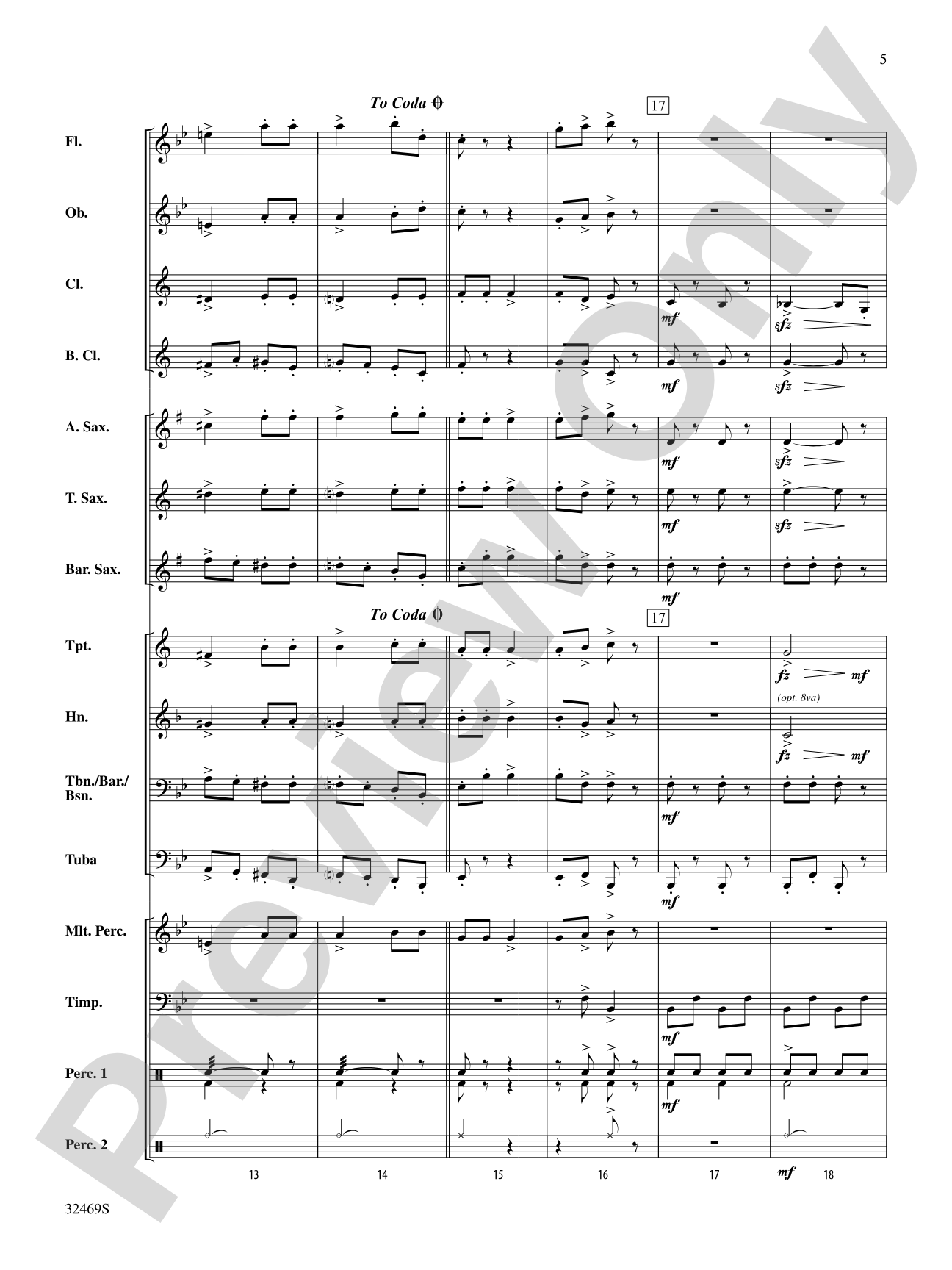March of Bacchus: Concert Band Conductor Score & Parts