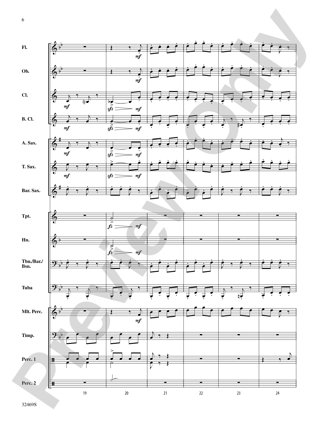 March of Bacchus: Concert Band Conductor Score & Parts
