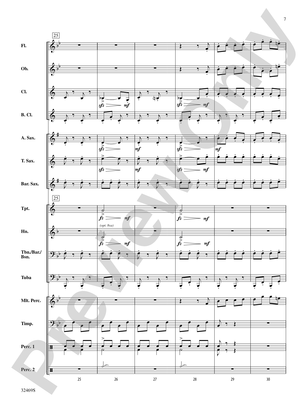 March of Bacchus: Concert Band Conductor Score & Parts