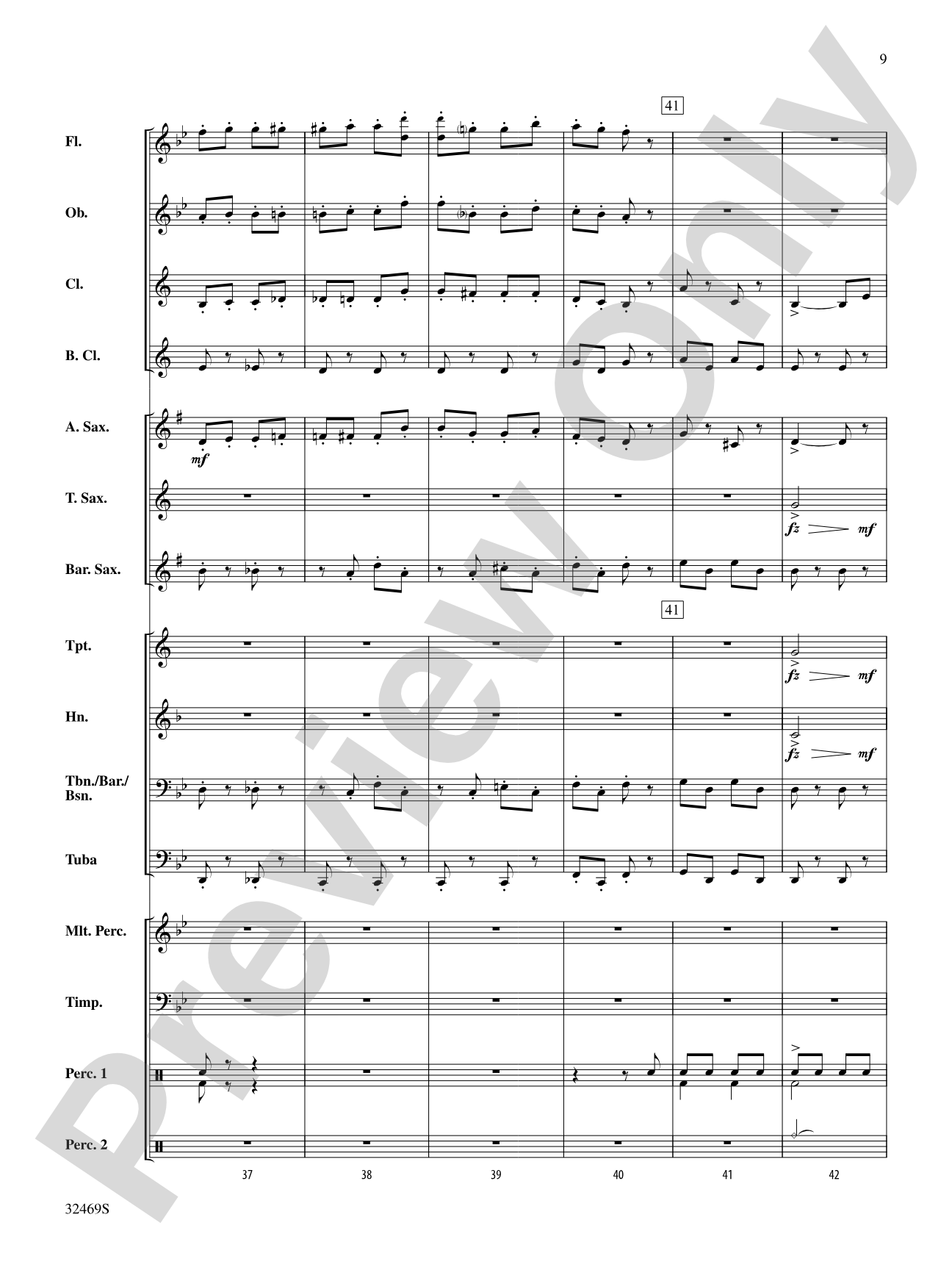 March of Bacchus: Concert Band Conductor Score & Parts