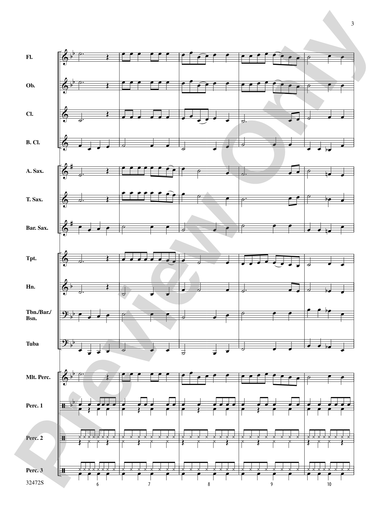 Grandma Got Run Over by a Reindeer: Concert Band Conductor Score & Parts