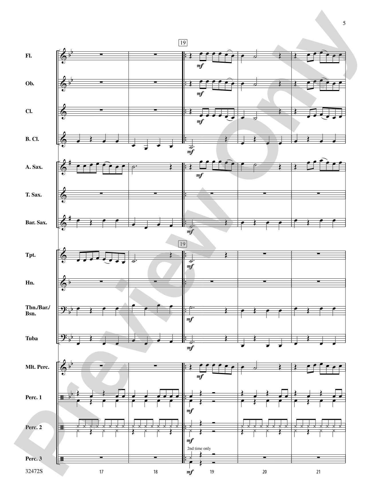 Grandma Got Run Over by a Reindeer: Concert Band Conductor Score & Parts