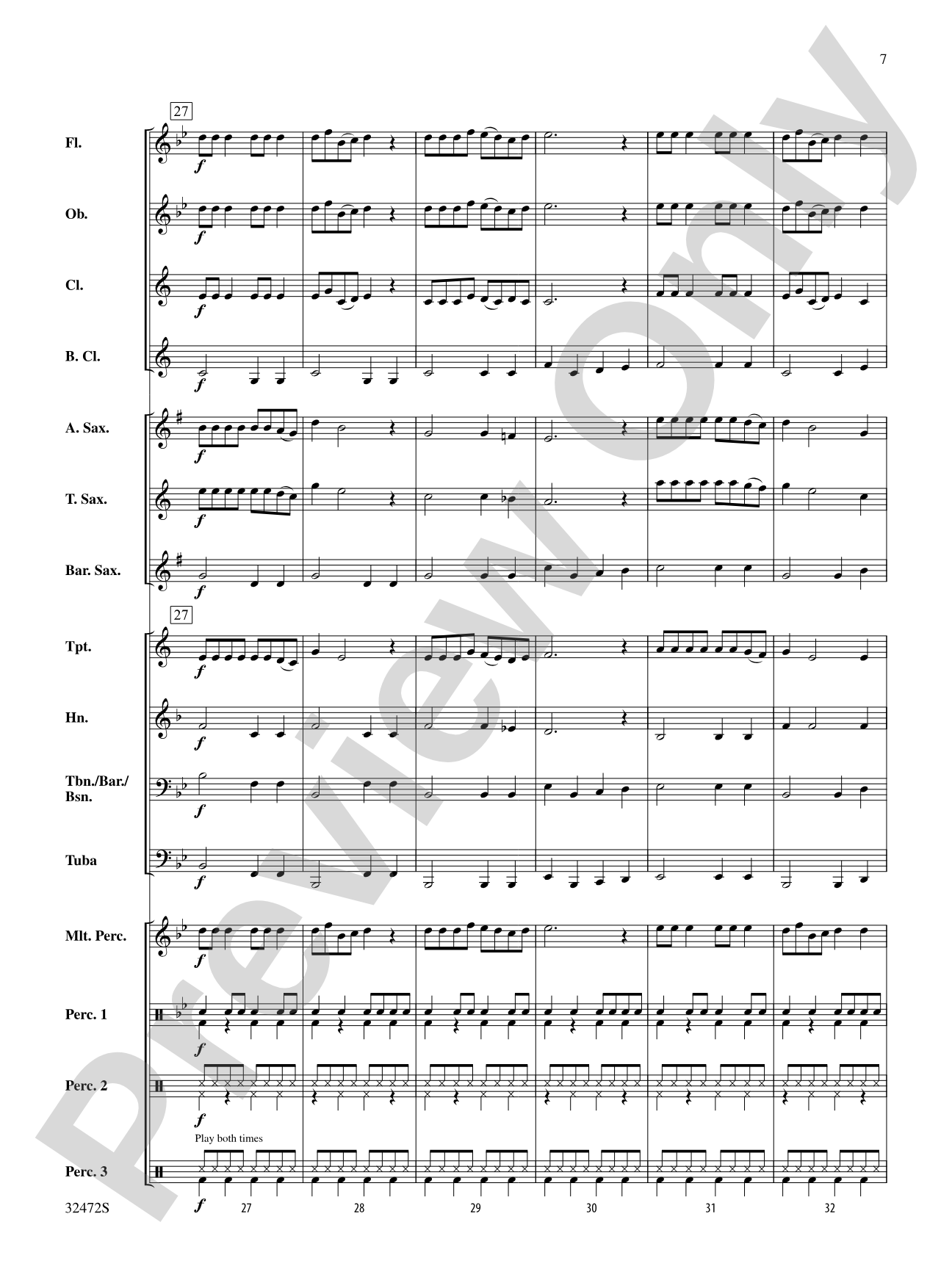 Grandma Got Run Over by a Reindeer: Concert Band Conductor Score & Parts