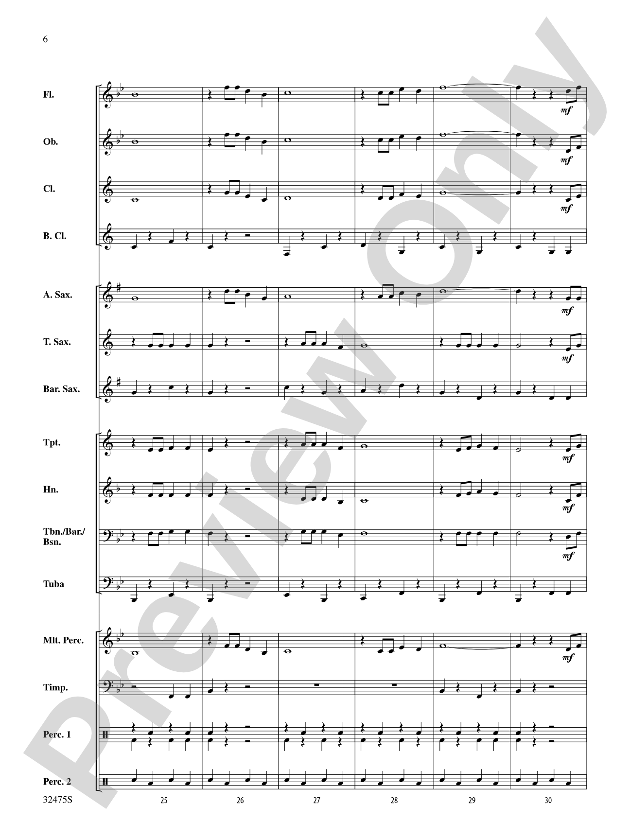 I'm an Old Cowhand (from the Rio Grande): Concert Band Conductor Score & Parts