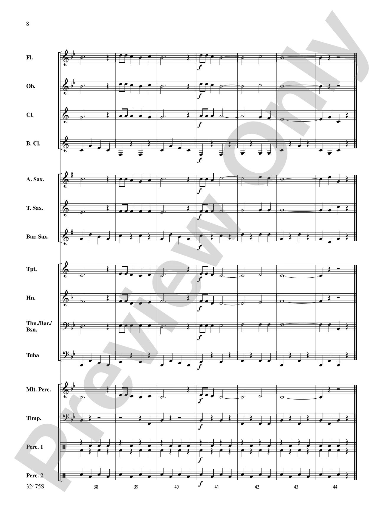 I'm an Old Cowhand (from the Rio Grande): Concert Band Conductor Score & Parts