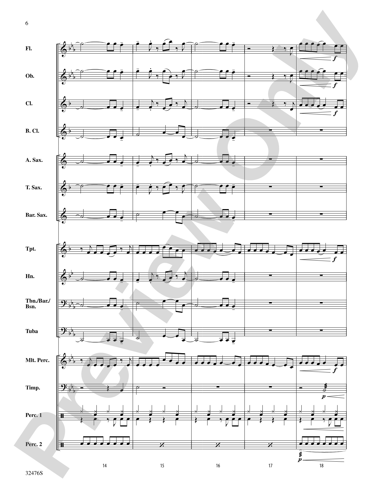 Party in the U.S.A.: Concert Band Conductor Score & Parts
