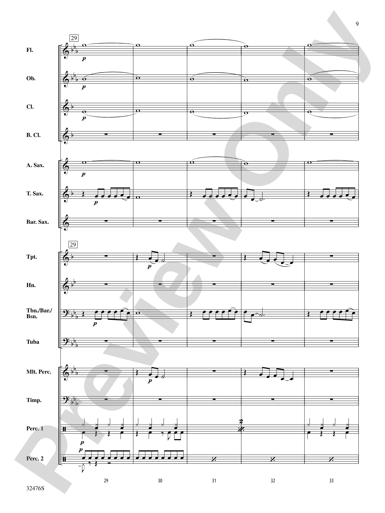 Party in the U.S.A.: Concert Band Conductor Score & Parts