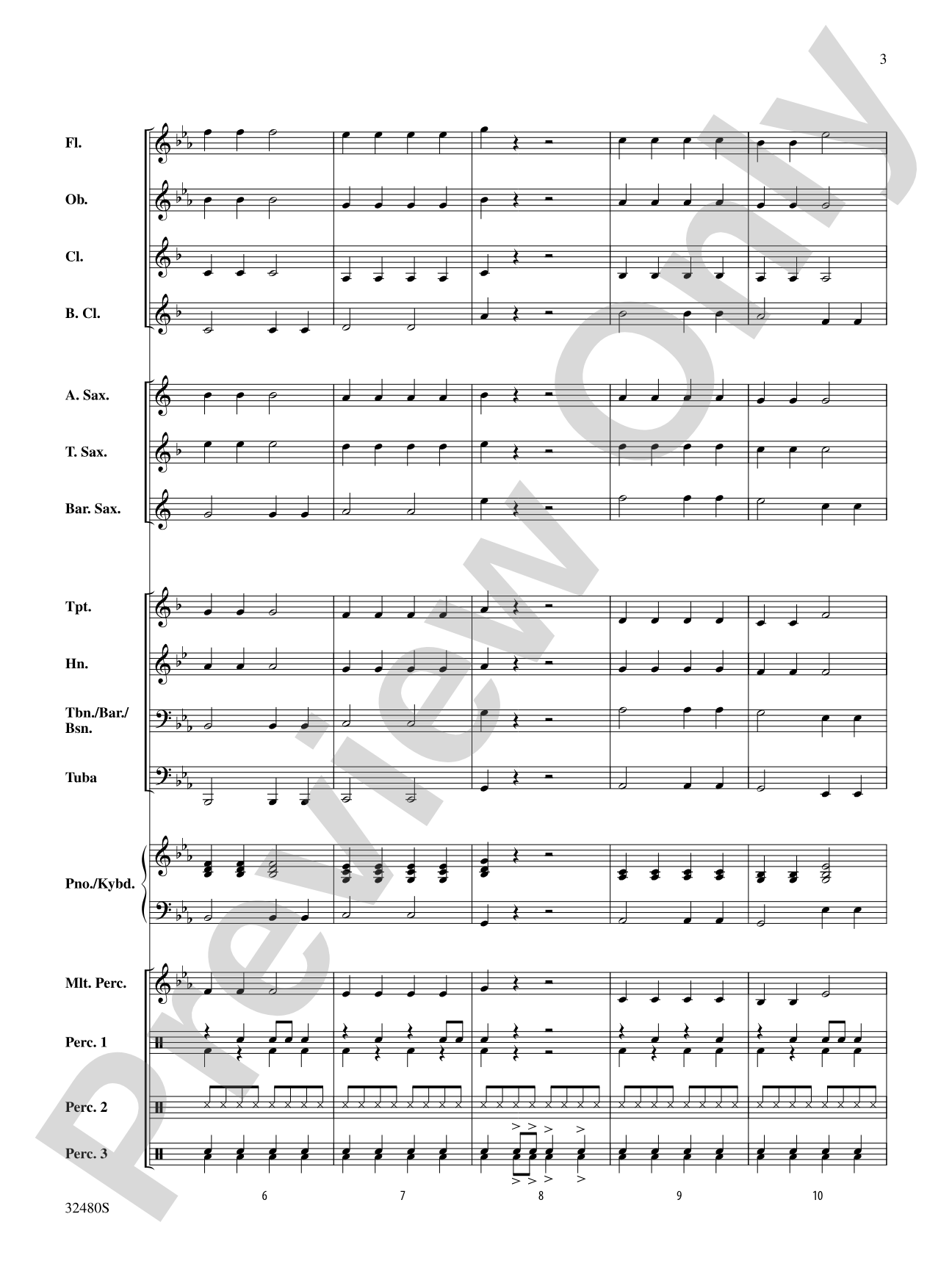 Rockin' Ol' St. Nick: Concert Band Conductor Score & Parts